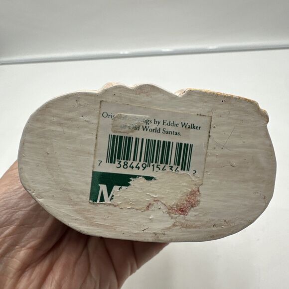 Midwest of Cannon Falls Eddie Walker Santa with Cats and Candle Figurine 7” - Picture 5 of 5